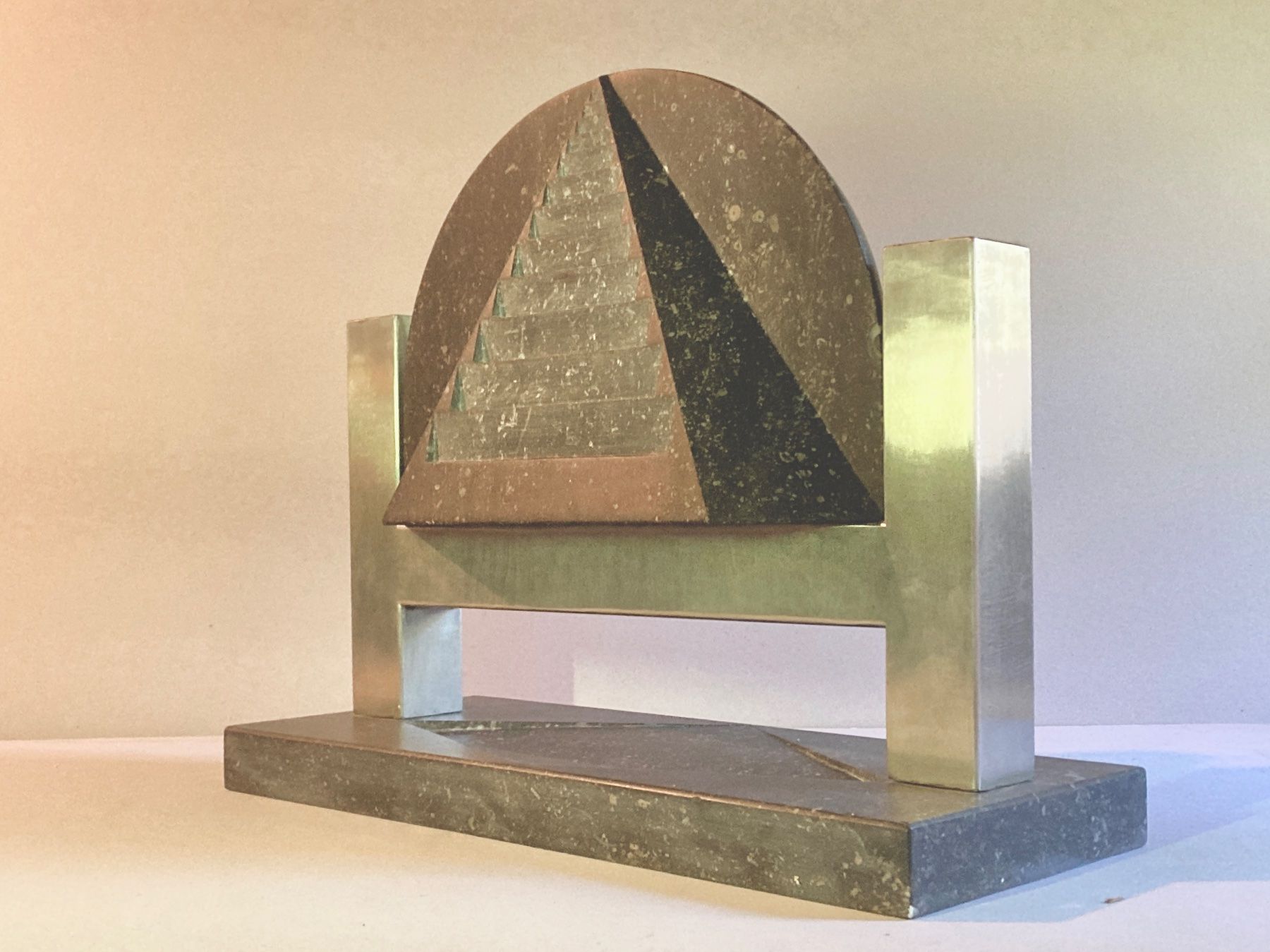 Sculptures & Statues: sculpture en pierre et inox – D'occasion à Bure par 5U276C 6