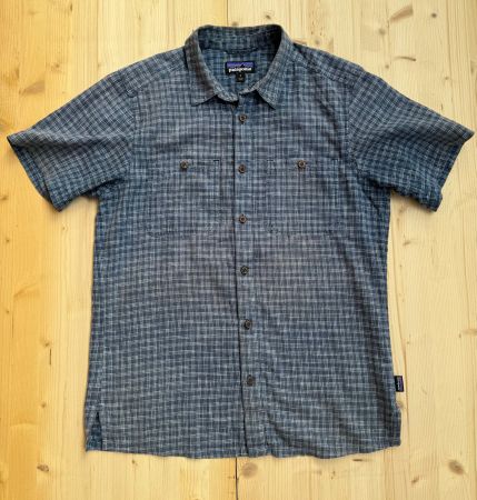 Patagonia Chemise Bleu Petit Homme Manches Courtes