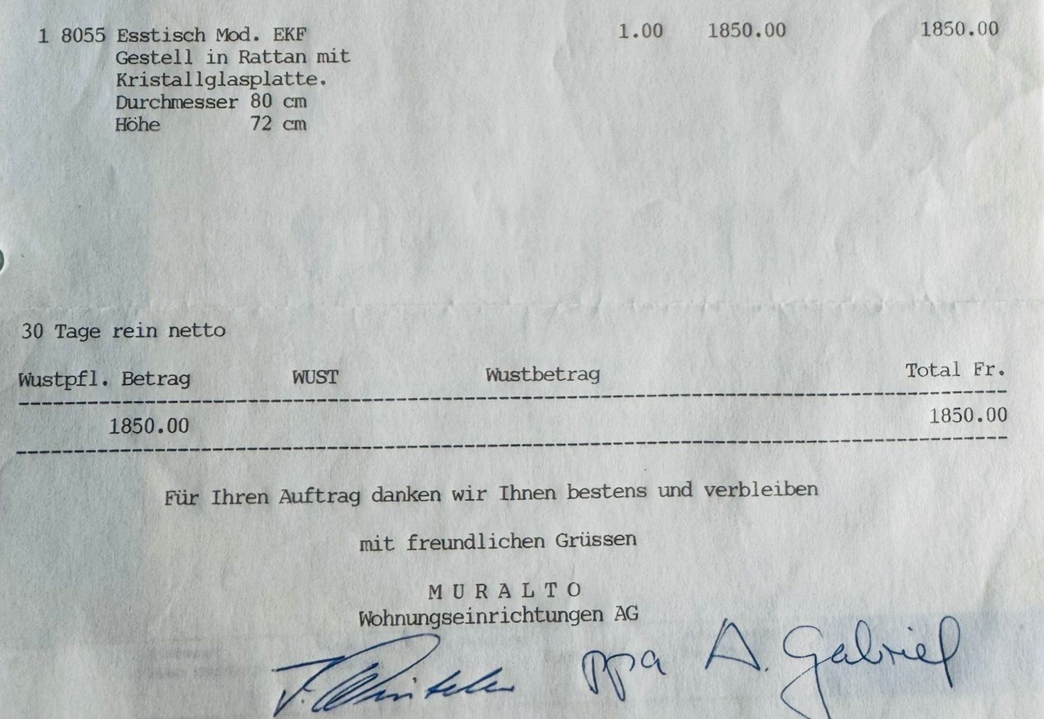 Set di tavolo e panche: Rattan Esstisch mit 3 Stühlen – Usato da Wil SG venduto da nat_g5tn 5