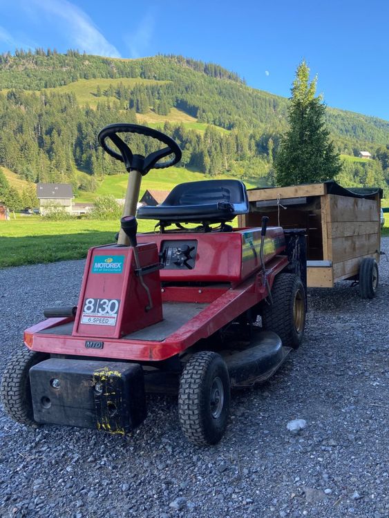 Rasenmäher Traktor mit Anhänger Kaufen auf Ricardo