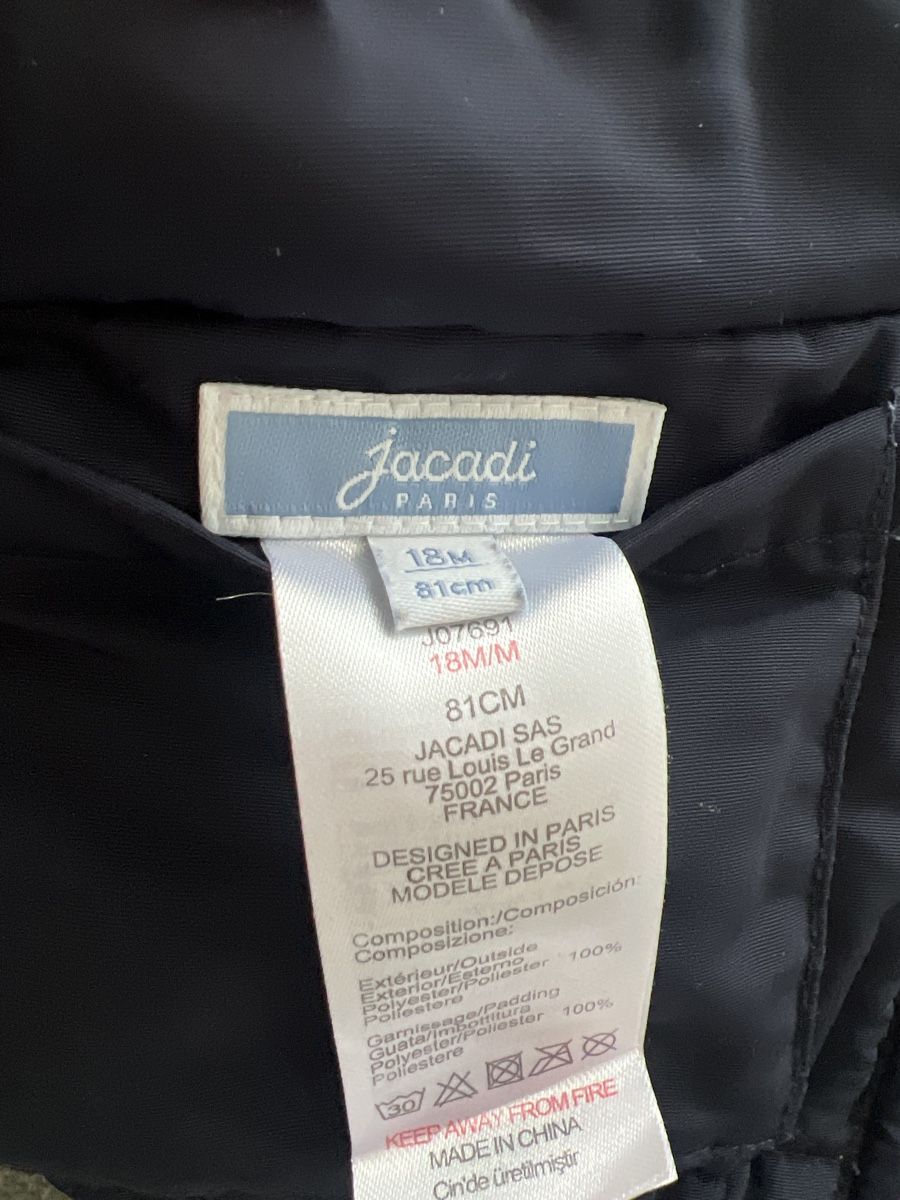 Jacadi Altro abbigliamento per bambino: Jacadi vest, double sided blue/ red 74/ 81cm – Usato da Zürich venduto da tan_8nxr 3