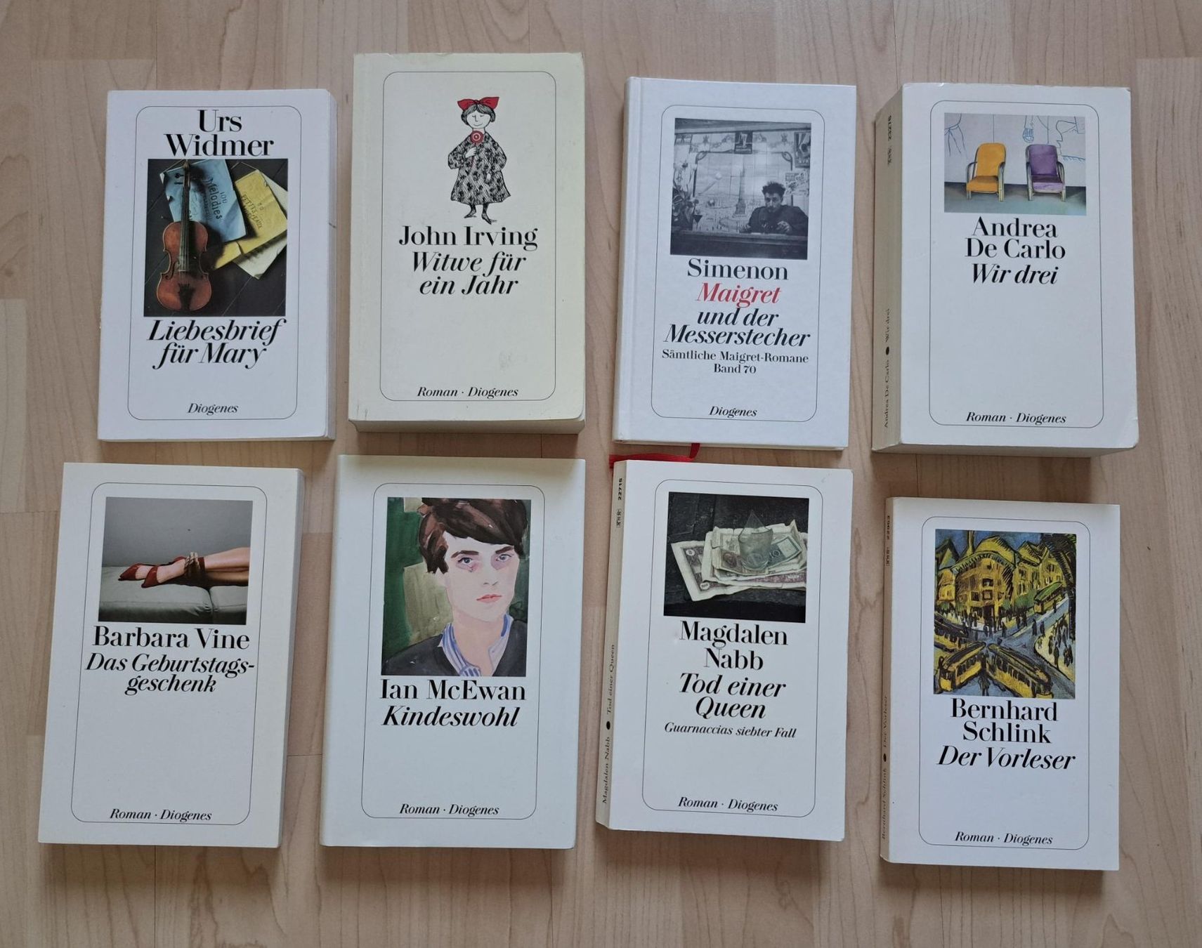 Libri: 8x Romane, Büchersammlung, Diogenes – Usato da Basel venduto da Patiscat