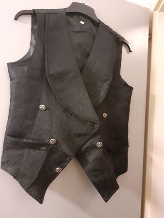 Elegante Herrenweste, Schwarz, Grösse M – Top Zustand!