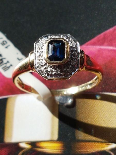 Bagues: Moderner 18 Kt. Goldring mit 6 Diamanten – Neuf (Voir description) à Unterägeri par Altgoldschmuck 7