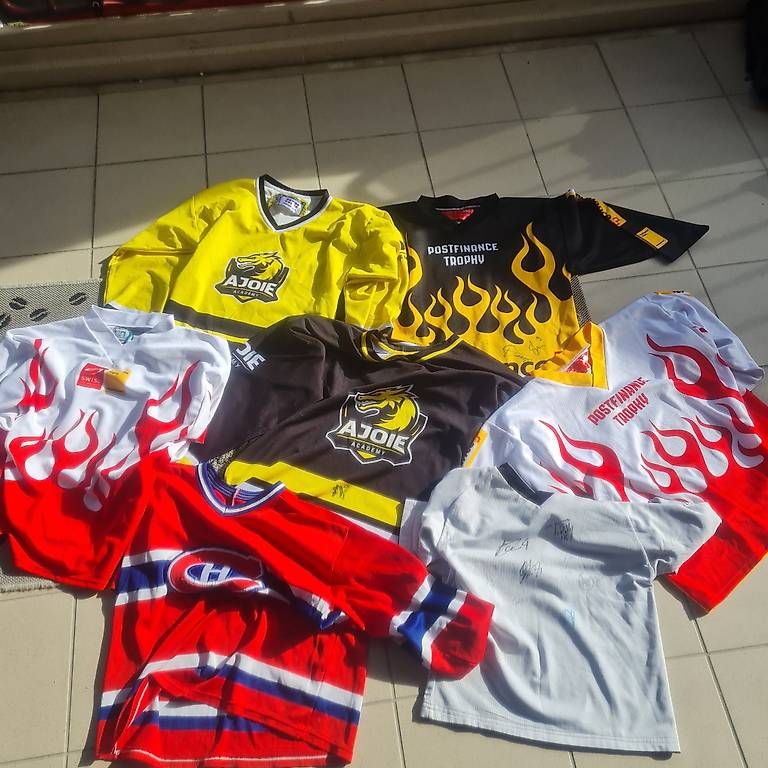 Canottiere & Pantaloni: Divers pulls hockey ou inline hockey  – Usato da courtételle venduto da matoulo03