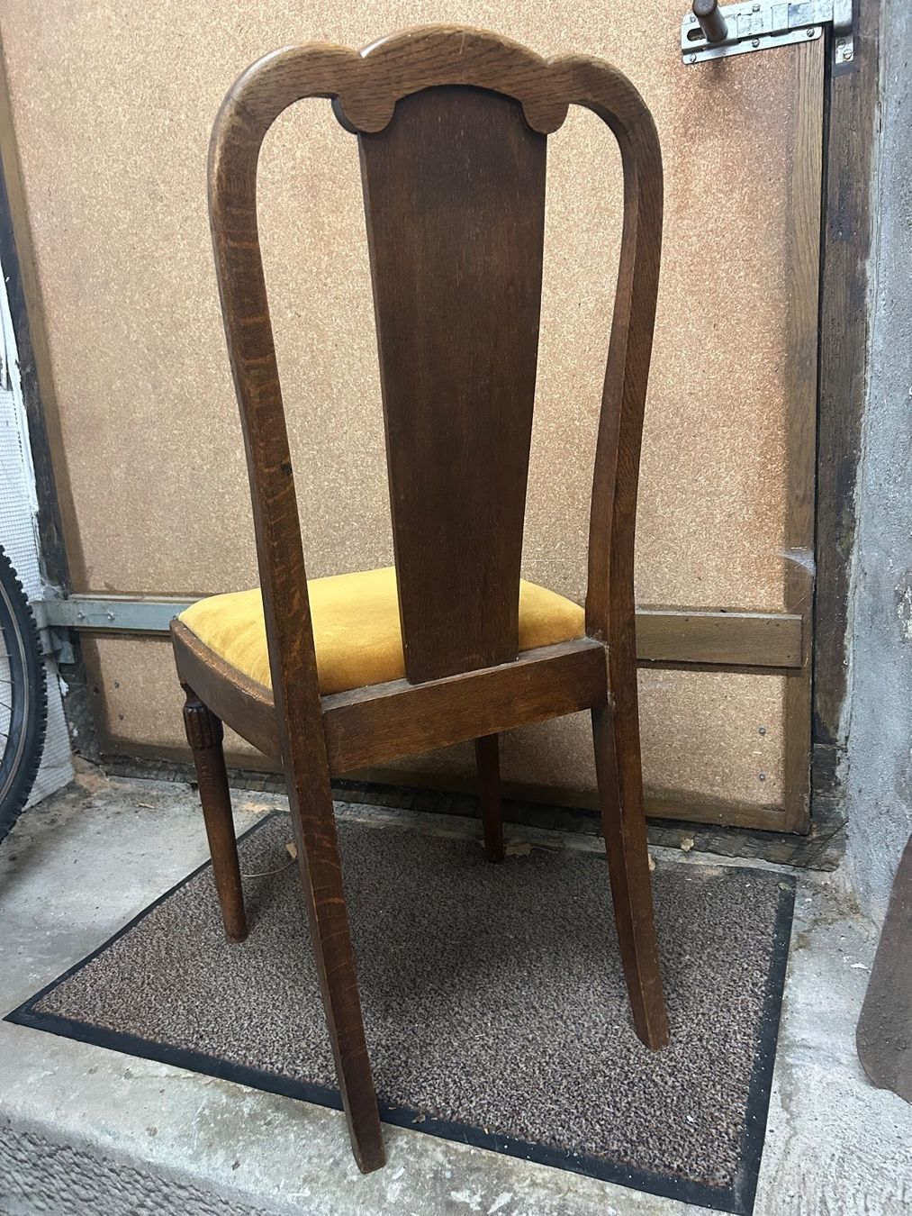 Chaises: Antiker Stuhl mit Stoffbezug – D'occasion à Au ZH par mar_pz57 3