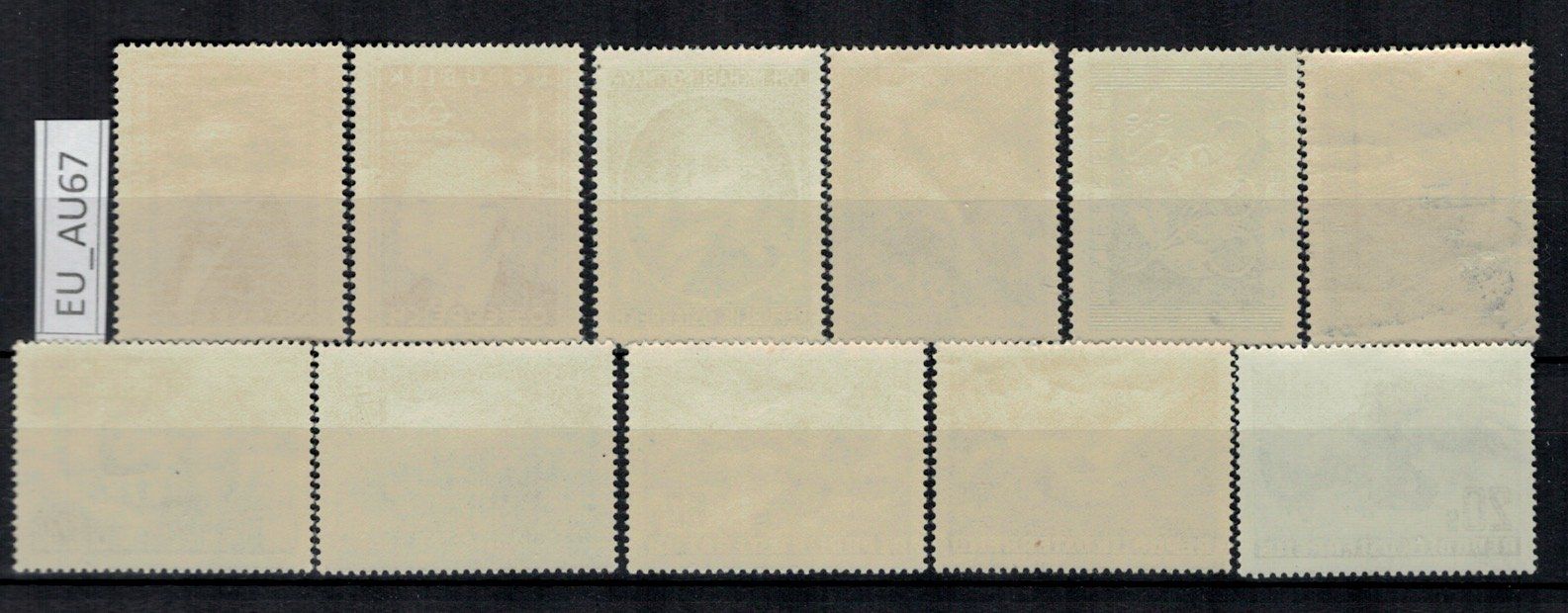 Tutti i francobolli: Österreich 1950/55 postfrisch **, EU_AU67 – Usato da Erlenbach ZH venduto da panstamps 1