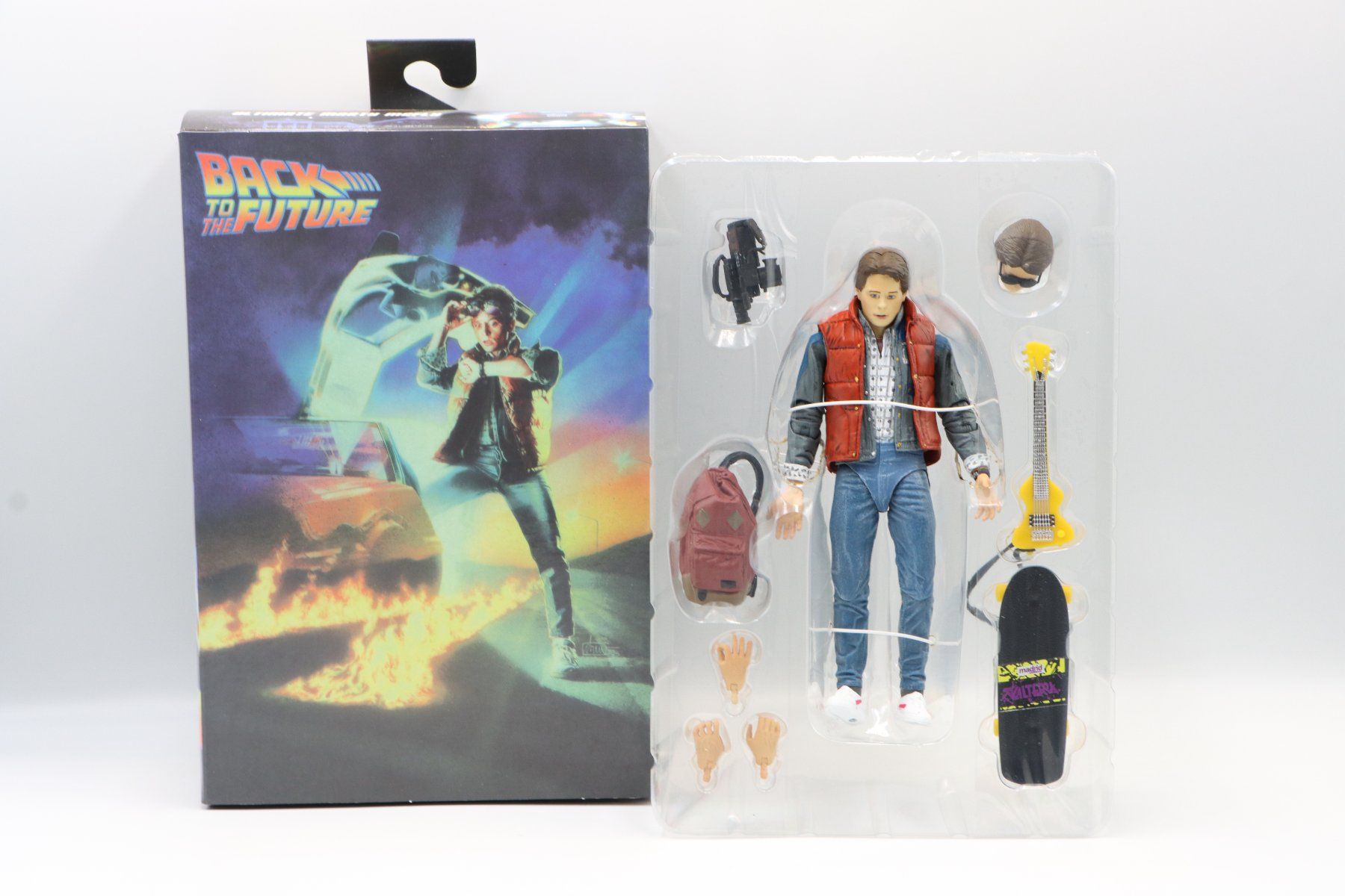 Delorean Modellini d'auto: Marty McFly Back to the Future 1 1985 1:12 Neca – Nuovo e nell'imballaggio originale da Bühl b.Aarberg venduto da modelldiecast