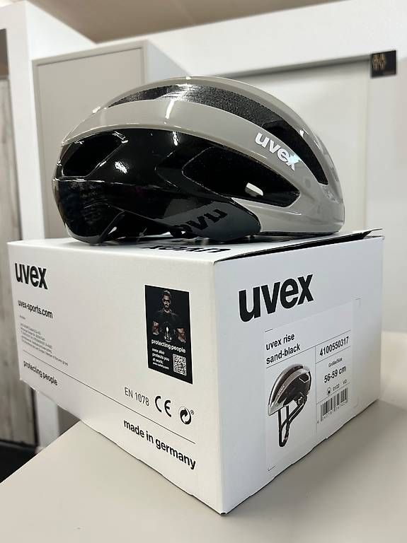 Helme: Velohelm uvex rise sand-black   – Gebraucht aus Sursee von pilatus.sport 2