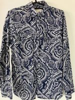 Camicia Michael Kors donna fantasia blu-bianco tg S