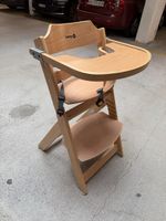 Safety 1st Timba Treppenhochstuhl aus Holz mit Essbrett – se