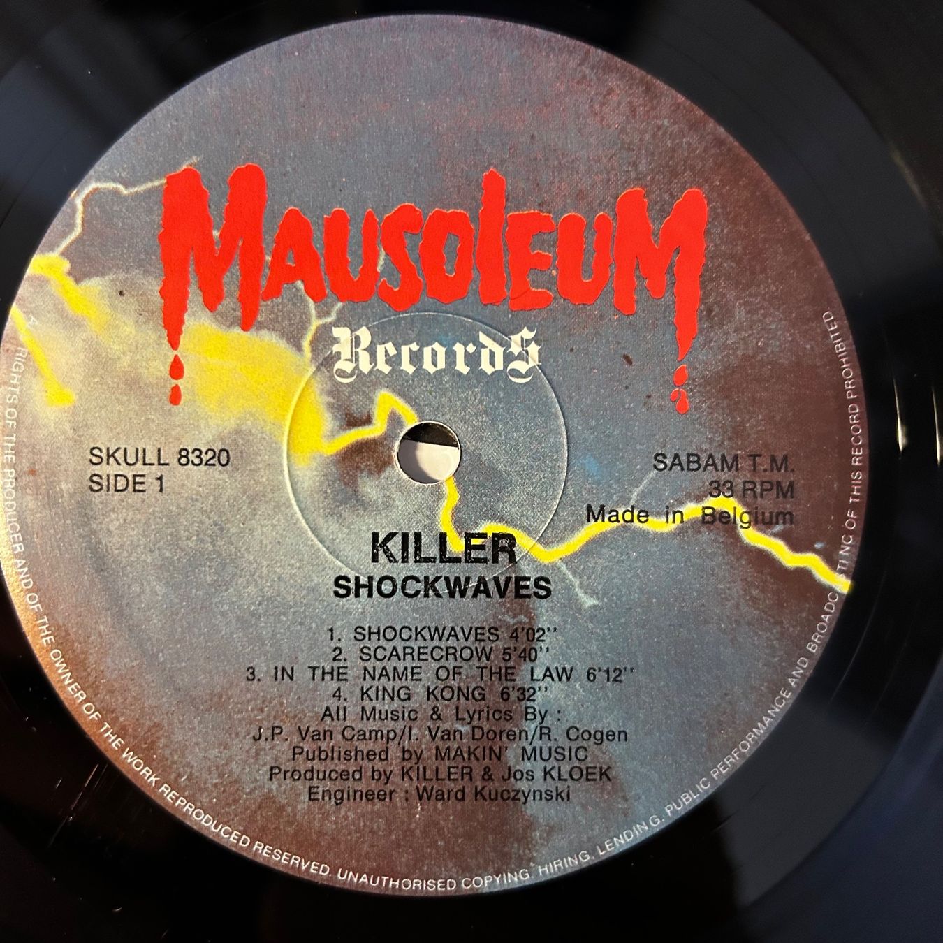 Schallplatten: KILLER - Shock Waves, Metal Vinyl LP – Gebraucht aus Aesch BL von BlueMusicRecords 4