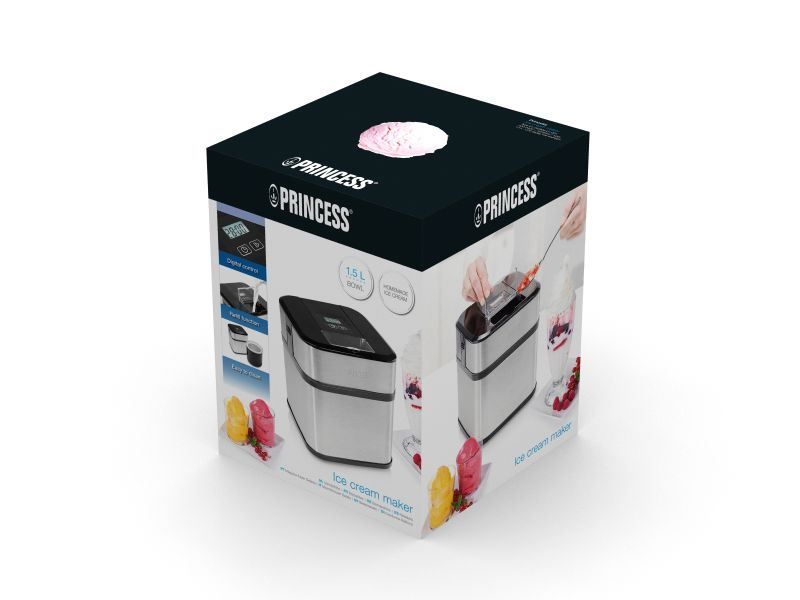 Elettrodomestici da cucina: Eismaschine / Speiseeis  1,5L LCD – Nuovo e nell'imballaggio originale da Opfikon venduto da Trodat5430 2