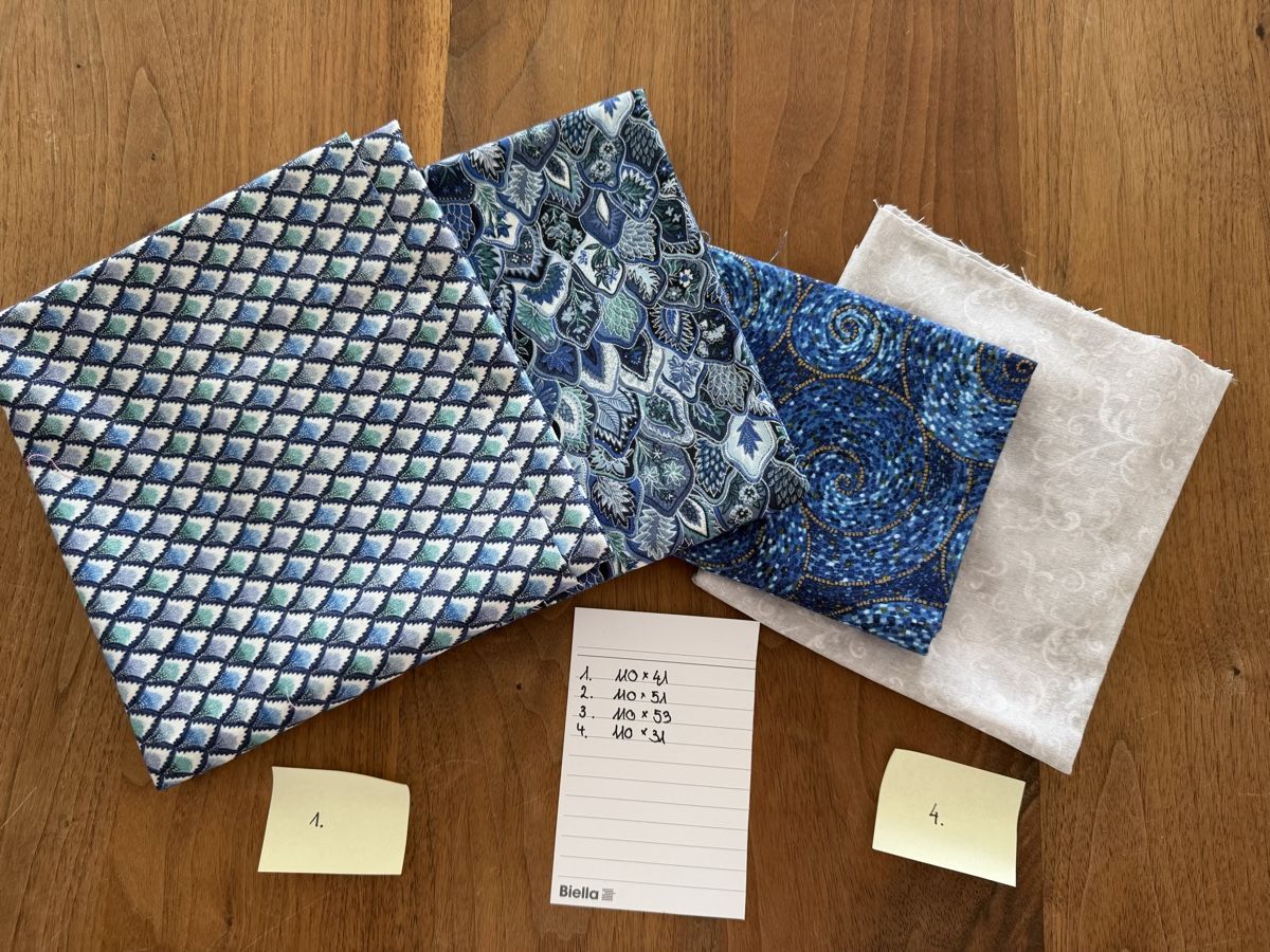 Tissus: Stoff-Packet blau – Neuf (Voir description) à Breitenbach par tinkerbell25