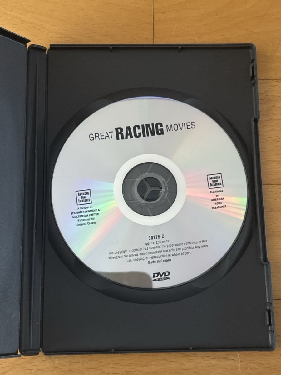 Tutti i DVDs: Great Racing Movies – Usato da Egg b. Zürich venduto da Luckybilly 2