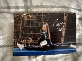Foto Carina Kröll Autogramm guter Zust