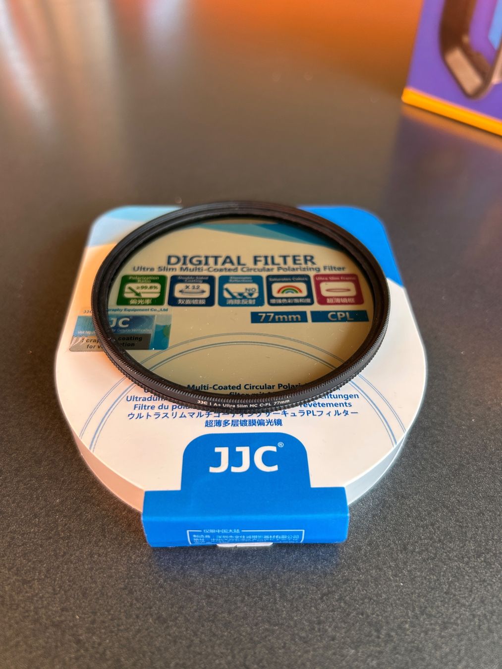 Filtri: Polfilter JJC 77mm CIR-PL Slim Frame Filter – Usato da Port venduto da Matlynx