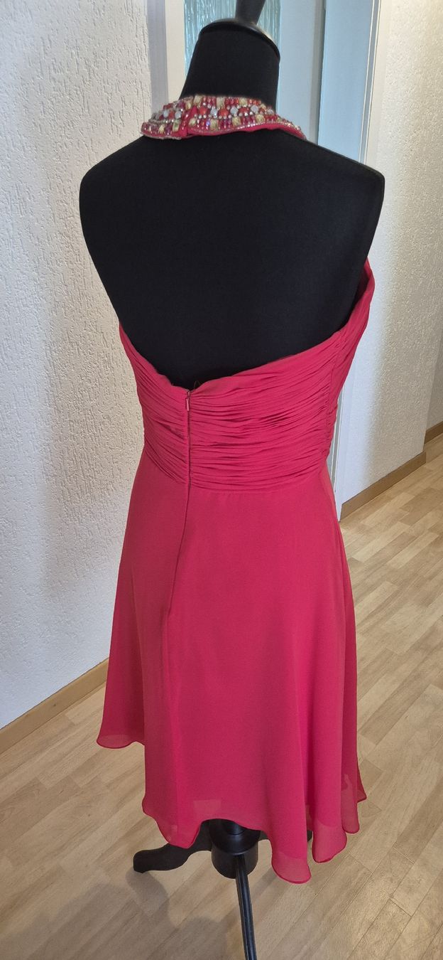 Vestiti: Rotes Cocktailkleid Grösse 40 – Usato da Schwyz venduto da Vesparider01 3