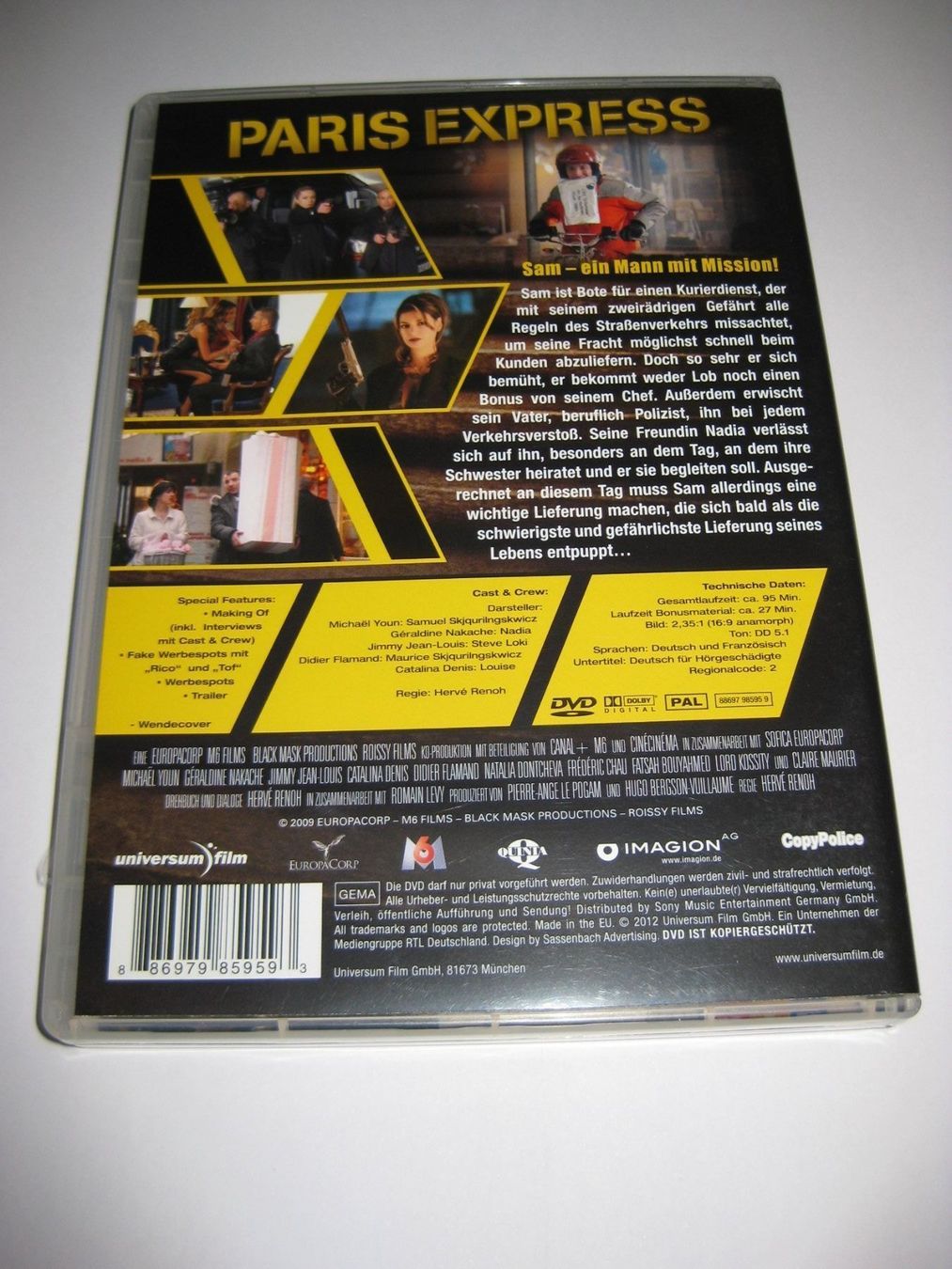 Tutti i DVDs: Paris Express DVD – Usato da Bätterkinden venduto da GreenHell 1