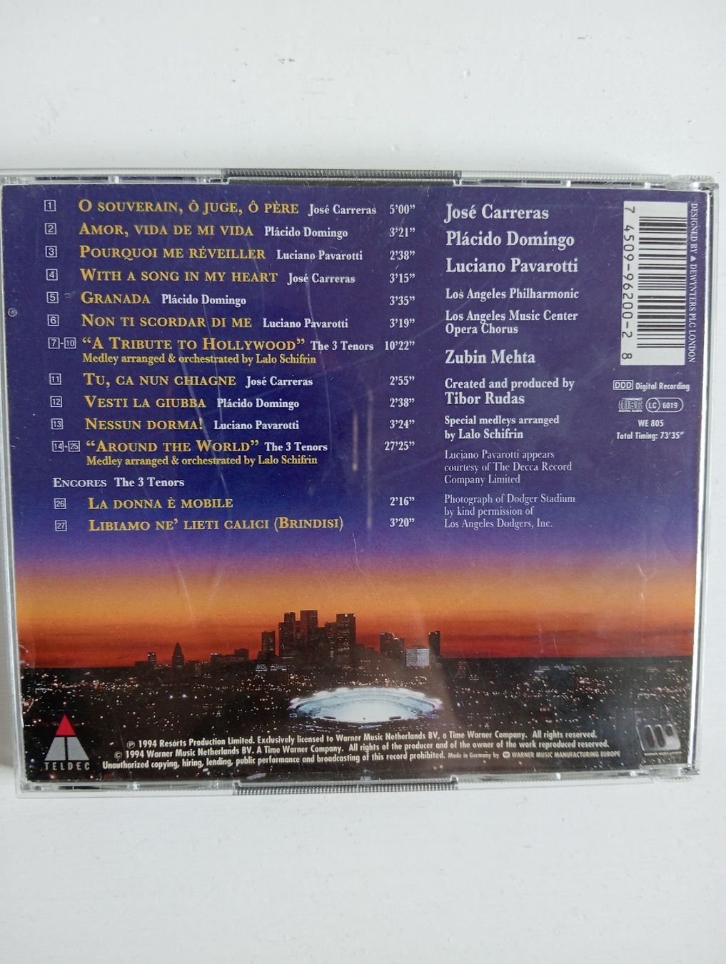 CD: 3 Tenors CD 1994 – Usato da Allschwil venduto da Evgeniia78 1