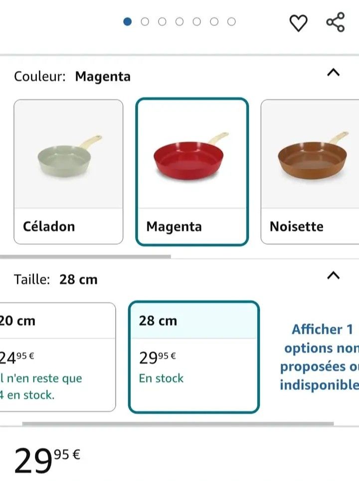 Padelle: Poêle à induction Menastyl, 28 cm, neuve – Nuovo e nell'imballaggio originale da Couvet venduto da fat_kyl7 4