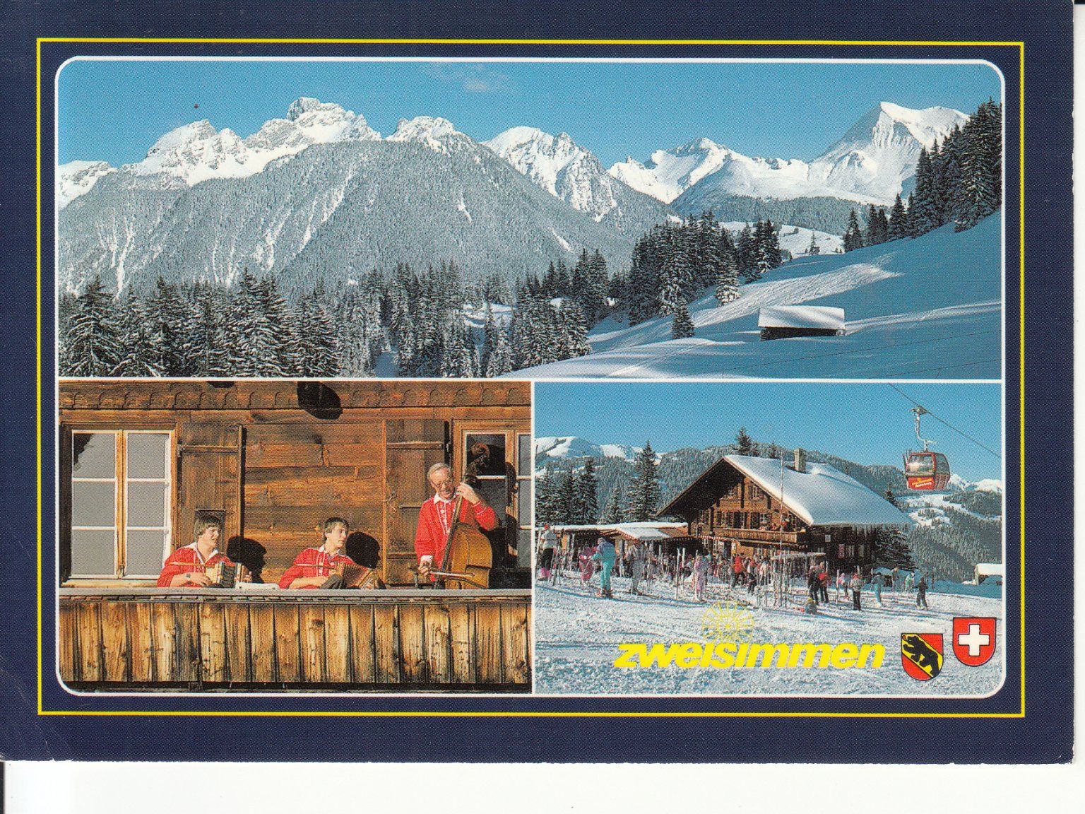 Cartoline postali: Zweisimmen 1992 – Usato da Bürglen TG venduto da StampGraf