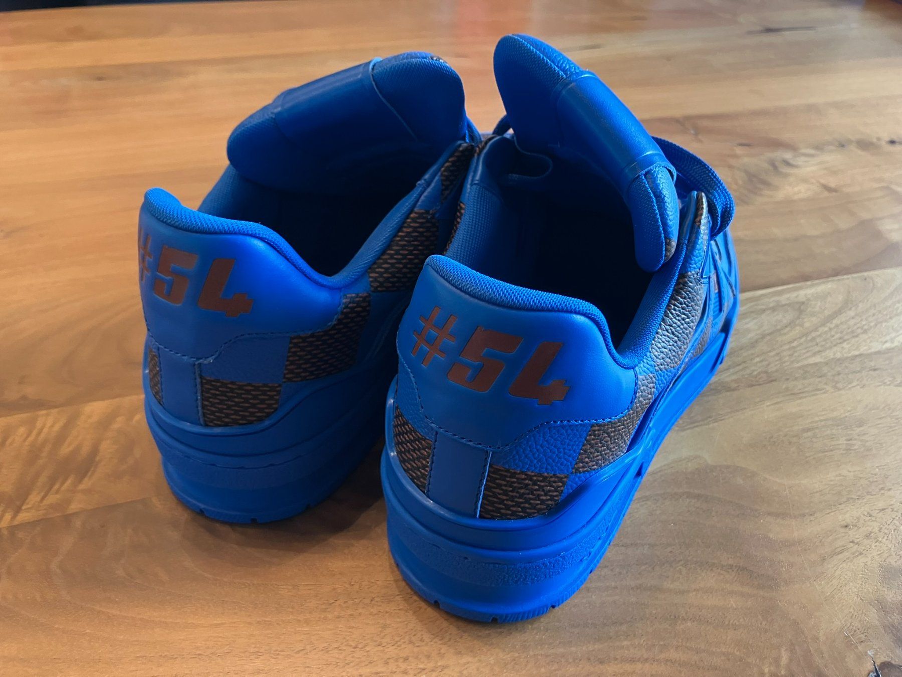 Louis Vuitton Herrenschuhe: Louis Vuitton Trainer Sneaker blau, Gr. 6 / 40 - 40.5 – Neu und originalverpackt aus Zäziwil von Bewy1 1