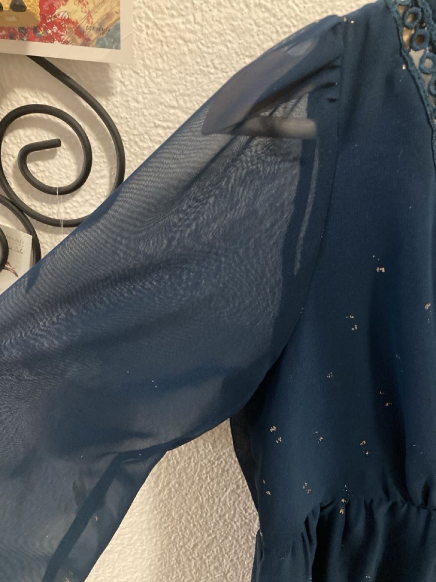 Nafnaf Vestiti: Kleid Naf Naf dunkelblau/grün – Usato da Urtenen-Schönbühl venduto da alessibas 2