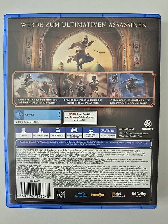 Jeux: Assassin's Creed Mirage PS4/PS5 – D'occasion à Horw par Mschaefer 3