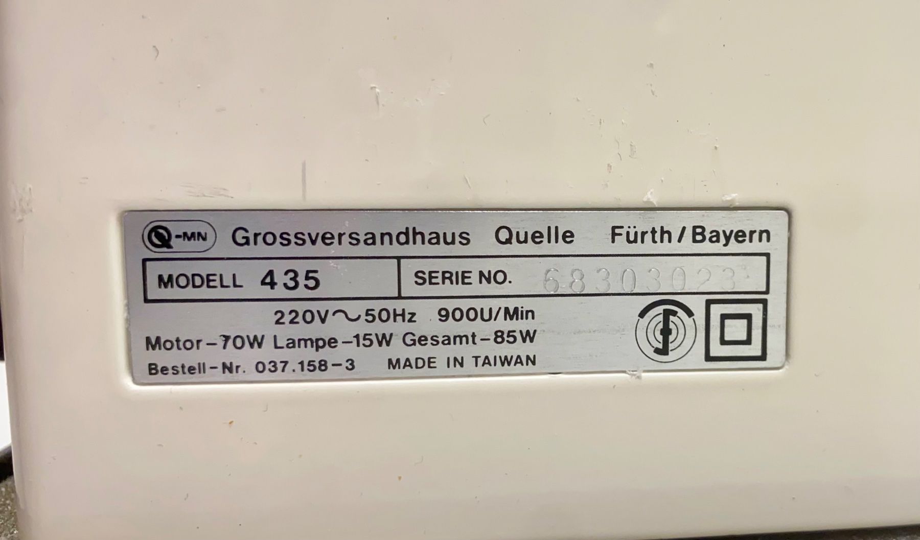 Macchine da cucire: Privileg Super Nutzstich Quick System  435 Nähmaschine – Usato da Niederdorf venduto da LeptonAG 4