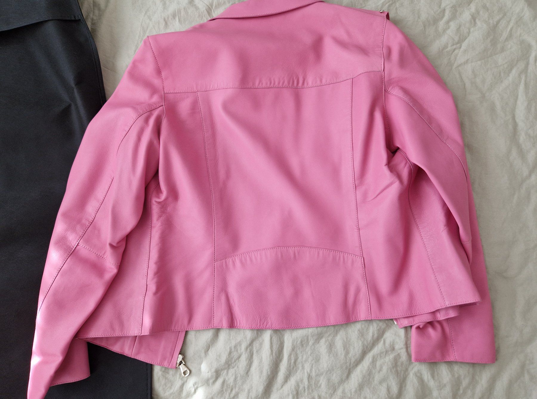 Giacche: Uterque Lederjacke pink Gr. M/L – Nuovo e nell'imballaggio originale da Erlinsbach SO venduto da ULIKH 5