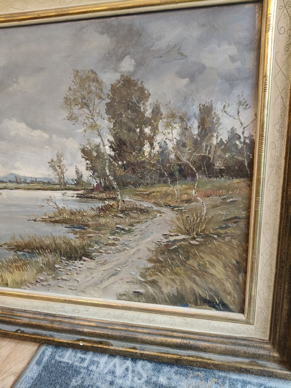 Dipinti:  Gottlieb Wasem 1961  – Usato da Zwingen venduto da inf_2blh 3