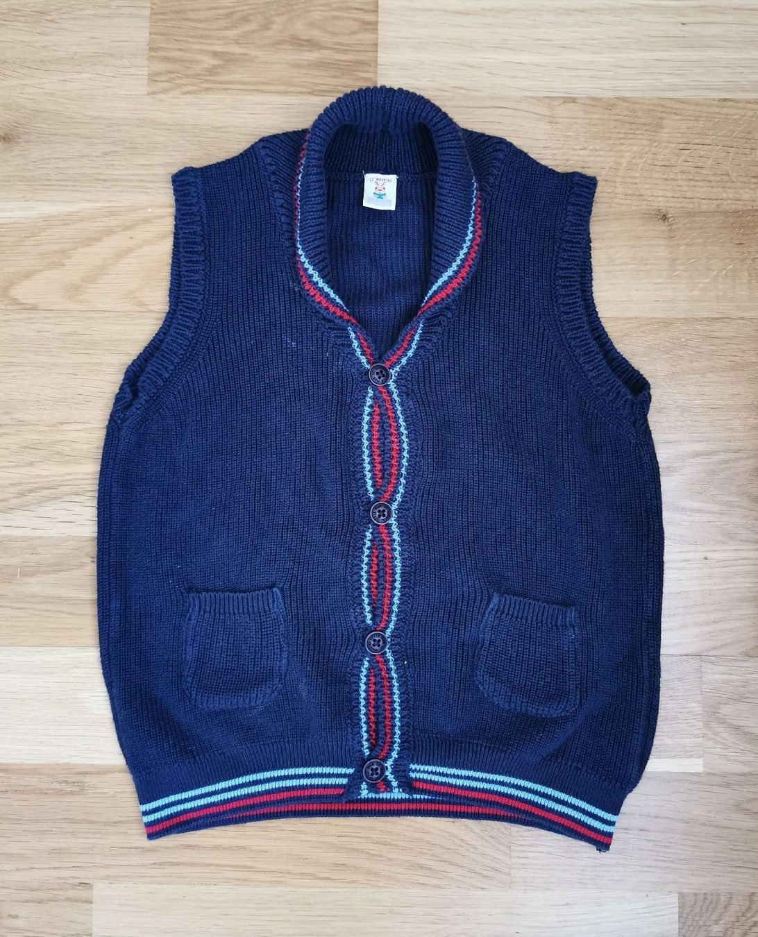 Altro abbigliamento per bambino: Vintage Strickweste, Grösse 98-104, 100% Baumwolle – Usato da Seuzach venduto da Tureda