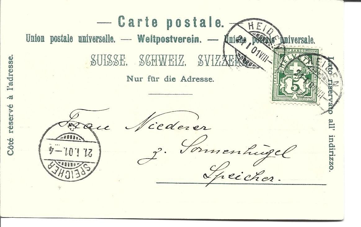 Ansichtskarten: AK Litho Heiden – Gebraucht aus Appenzell von mai25 1