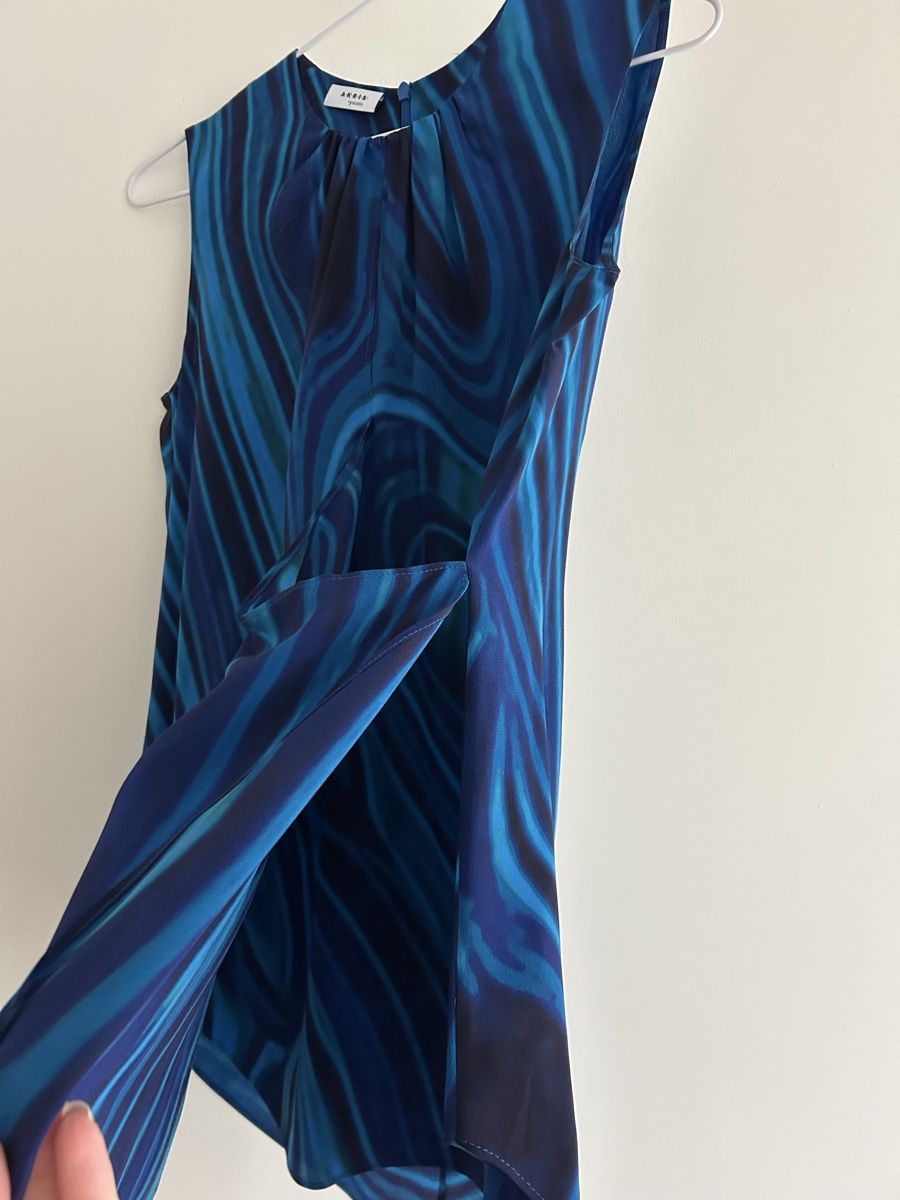 Akris Top: Nice printed silk blouse Akris Punto 34 – Nuovo (secondo la descrizione) da Sankt Gallen venduto da DDDAAA 2