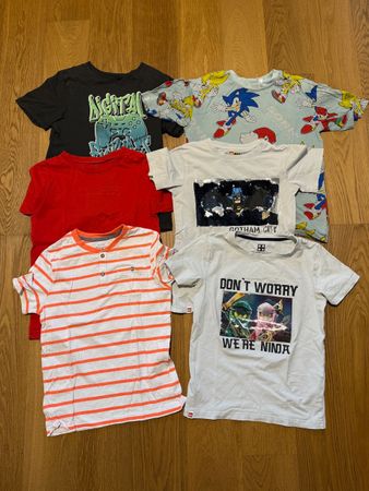 6 x T-Shirts für Jungs in Gr. 140, neuwertig