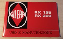 Bedienungs- und Wartungshandbuch Gilera RX 125 und RX 200