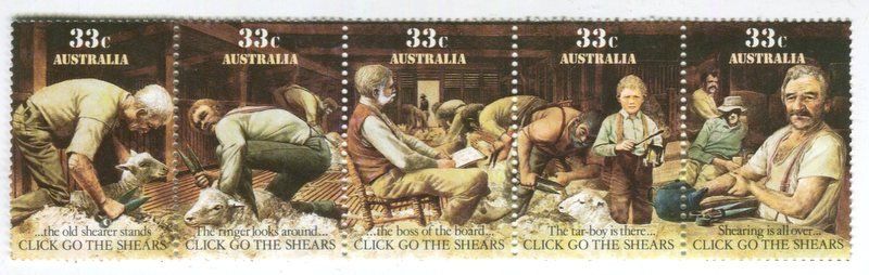 Tutti i francobolli: Briefmarken "Berufe". Australien – Nuovo e nell'imballaggio originale da Basel venduto da Butsch5