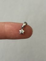 Vintage Stern Anhänger mit kleinem Diamant