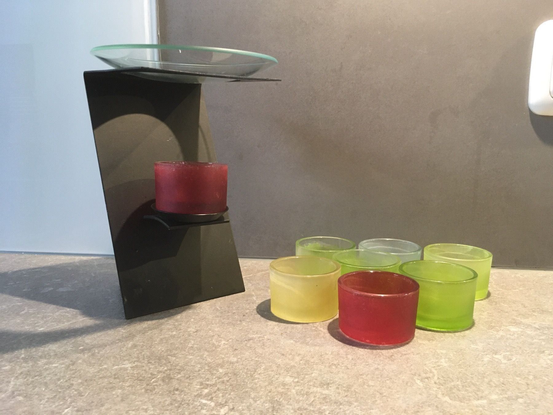 Bougeoirs: Öllampe  mit Teelicht/Windlichter – D'occasion à Gächlingen par Tara_devi 1