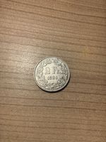 Sehr seltene CH 2 Franken Silber Münze Jahrgang 1931