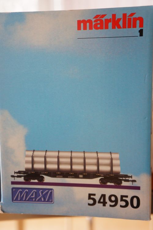 Märklin 54950, Rungenwagen mit 6 Aluröhren (Gebraucht) in Biel/Bienne ...