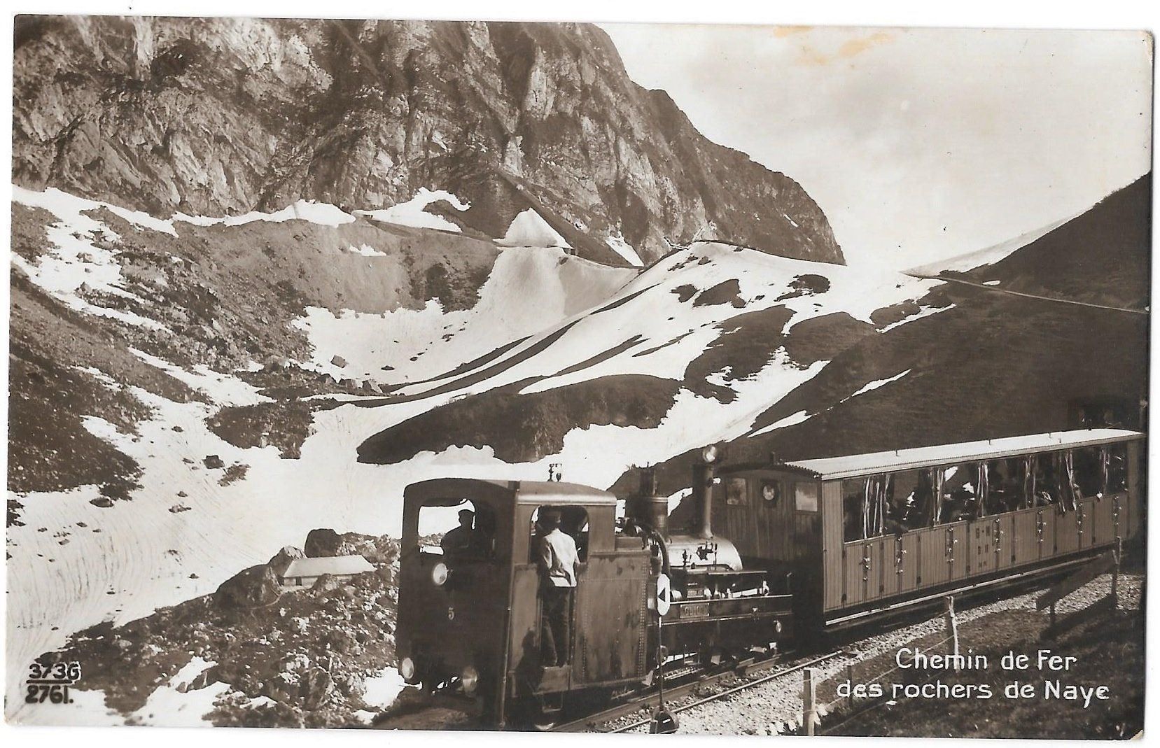 Cartoline postali: Chemin de Fer des Rochers de Naye – Usato da Olten venduto da clotaldi