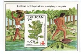 Block "Indianer". Bhutan