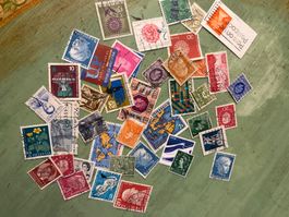 Lot 61: Lot mix mit Briefmarke