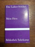 Else Lasker-Schüler: Mein Herz - Bibliothek Suhrkamp Top!