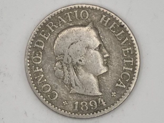 Tutti le monete: 10 rappen 1894 – Usato da Bure venduto da chap981