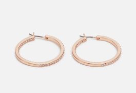 Lauren Ralph Lauren MICROPAVE HOOP - Ohrringe