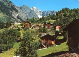 Fieschertal  VS  bei Fiesch   mit Wannenhorn    um 1971