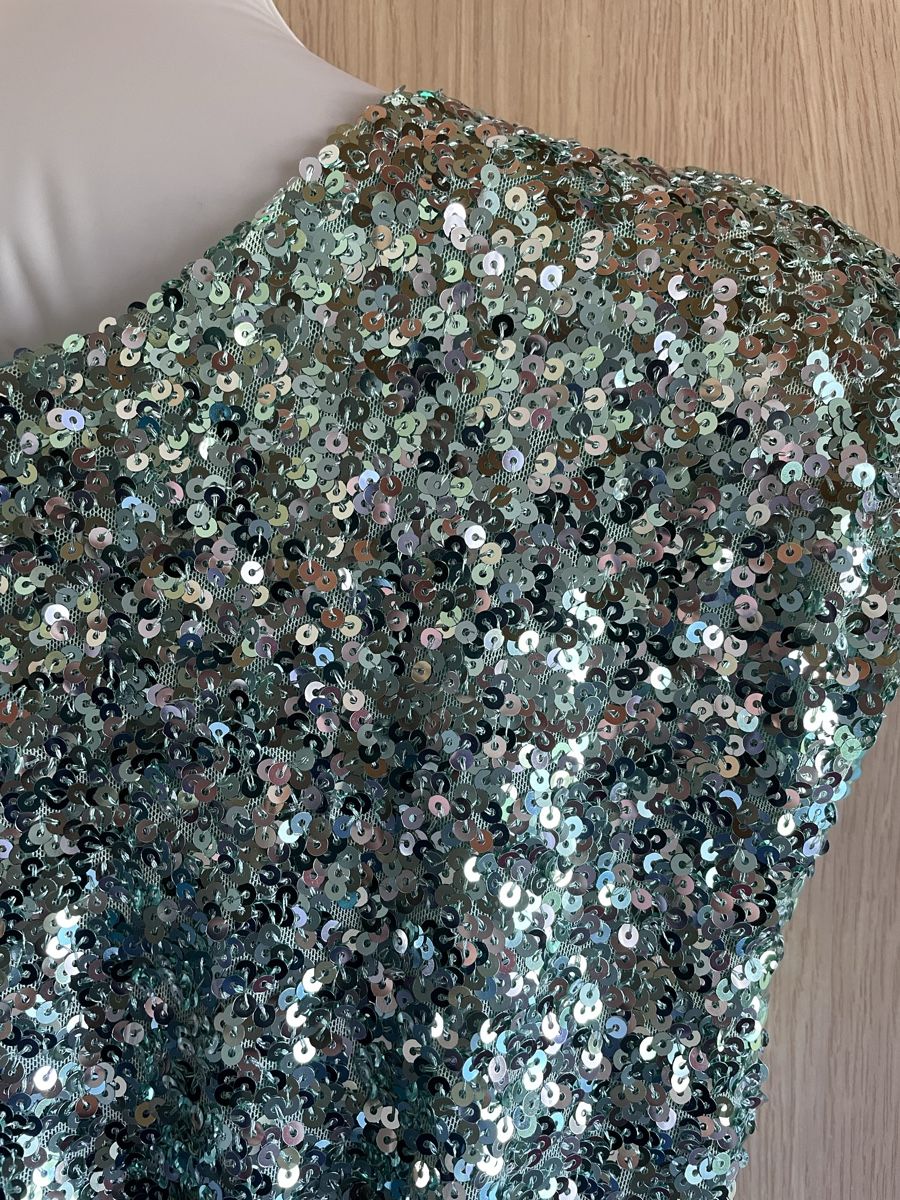 Kleider: Robe à paillettes vert S/M – Gebraucht aus Fully von thg_dcv9 2
